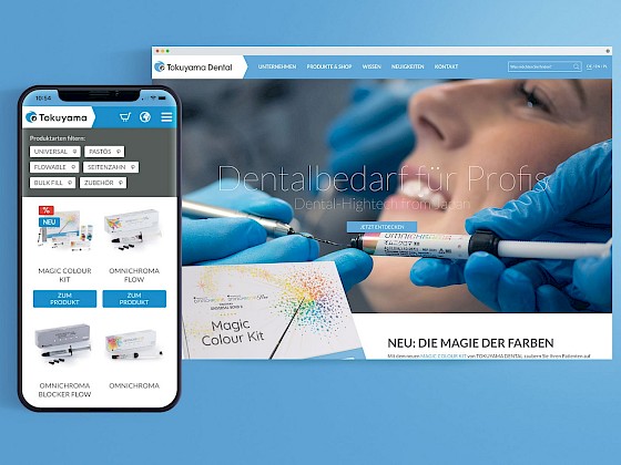 Webdesign Tokuyama Dental