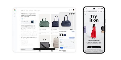 Shopping im Google AI Mode für Desktop und Mobil