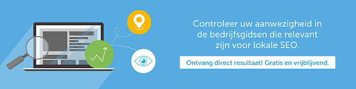 Lokale advertentie controle banner grafiek