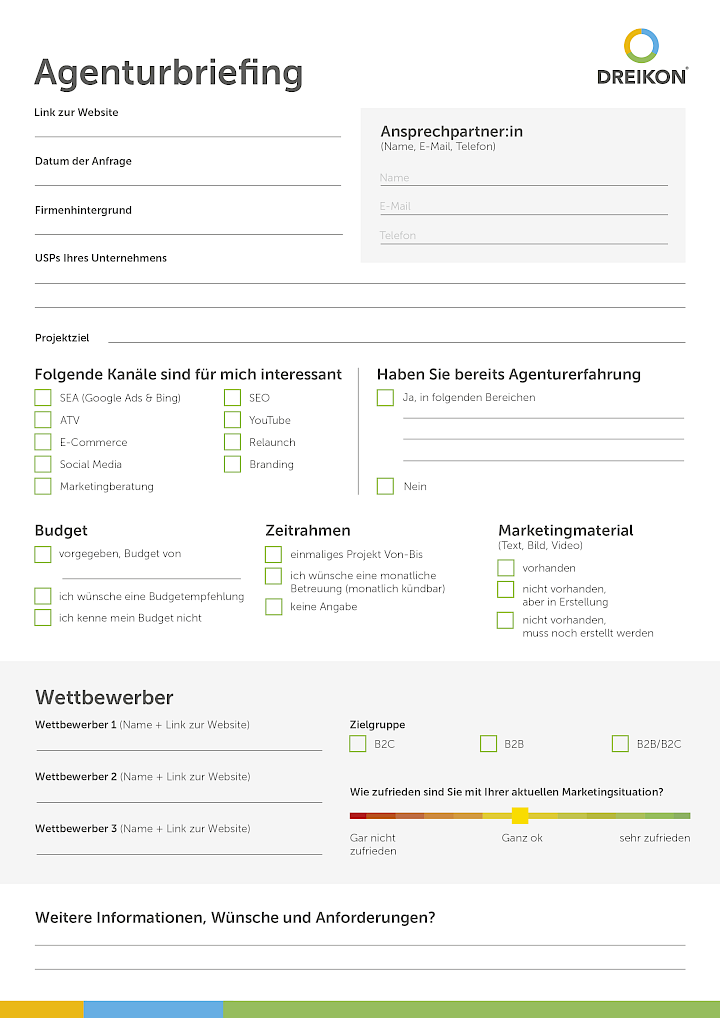Document for briefing agencies