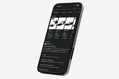 Google Shopping mobile phone mockup