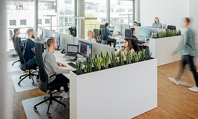 Büro der Digitalagentur DREIKON