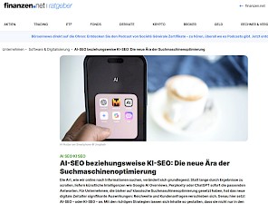 DREIKON Advertorial für finanzen.net
