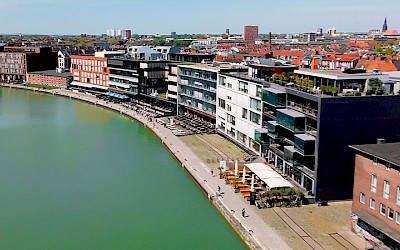 Das neue Büro am Münsteraner Stadthafen