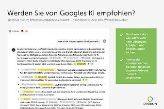 Google ist inswischen viel mehr als die klassische Suche, aber kennt der AI Mode Ihre Marke auch?