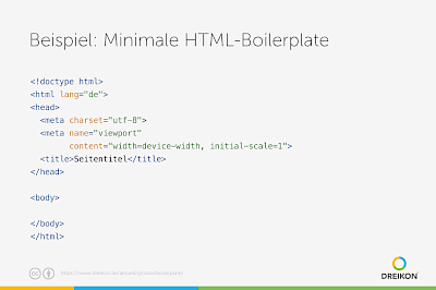 HTML Beispiel Boilerplate