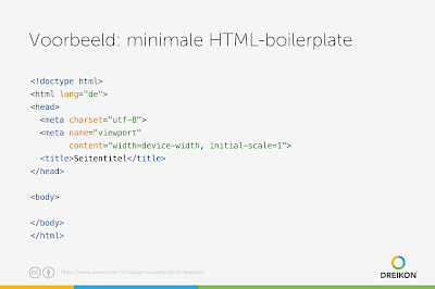 HTML-voorbeeldsjabloon