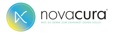 Werbeagentur Zahnarzt: Logo Zahnarztpraxis Novacura