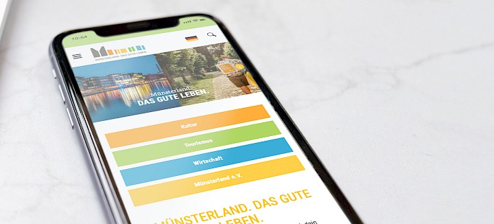 Mobile Website des Münsterland e.V.