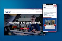 Website von Haake Technik - Unternehmens für Sicherheitstechnik