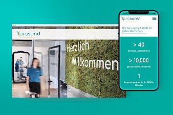 Website von prosund - Anbieter für Betriebliches Gesundheitsmanagement