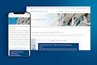 Website der Wirtschaftskanzlei Alpmann Fröhlich