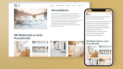 Website des Bau- und Generalunternehmers goracon object