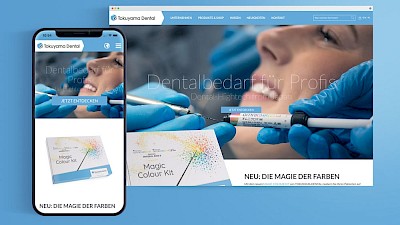 Webshop des Dental-Herstellers Tokuyama Dental