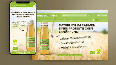 Website für Kanne Brottrunk