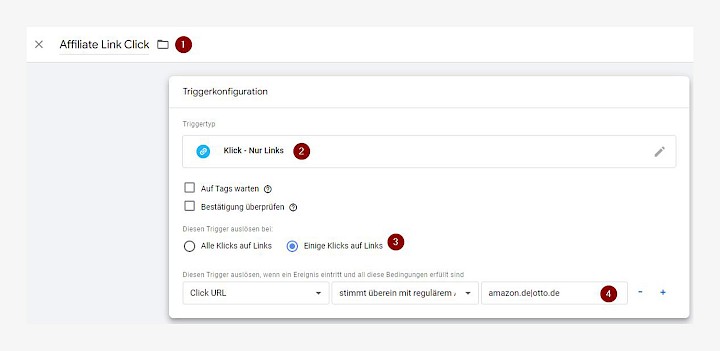 Option 2 – GA4-Afilliate Link Tracking via Google Tagmanager realisieren