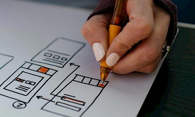 Webseiten-Konzeption zur Visualisierung einer Webseiten-Navigation