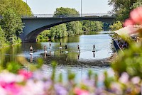 Stand up Paddling auf der Ems